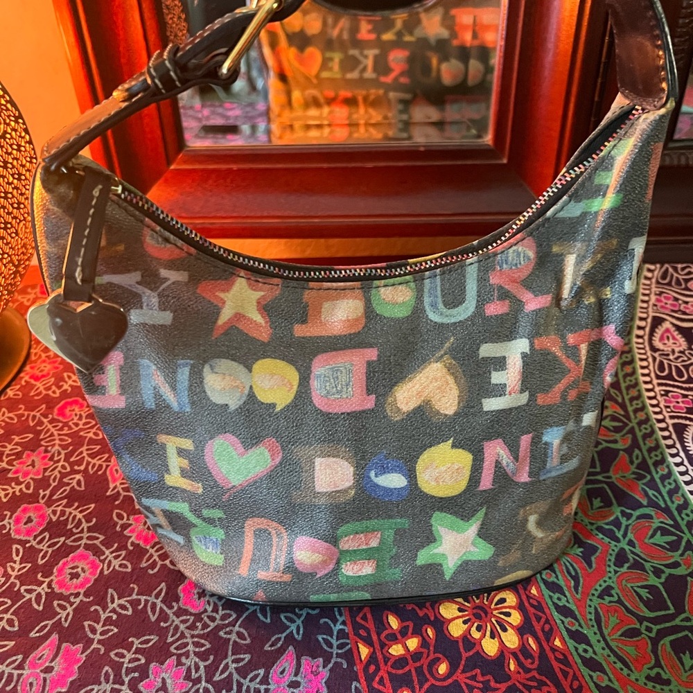 Colorful Rare Vintage Y2K Dooney and Bourke